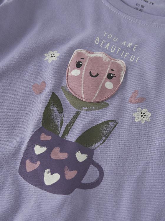 Name It Langarmshirt You Are Beautiful Heirloom Lilac