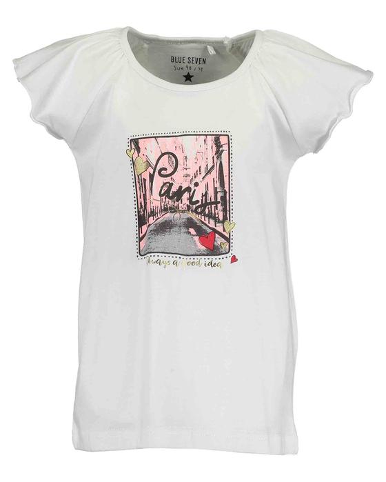 T-Shirt "Paris" mit Flatterärmeln, reine Baumwolle 