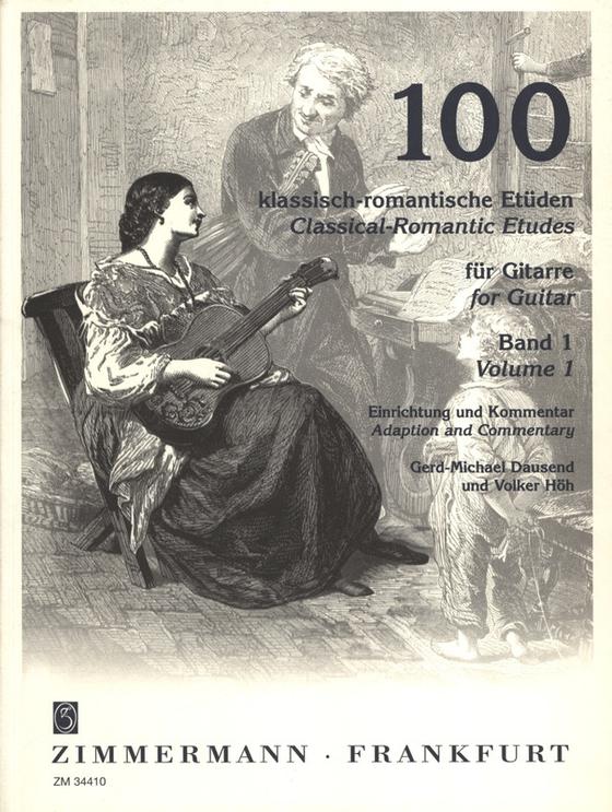 100 klassisch-romantische Etüden für Gitarre