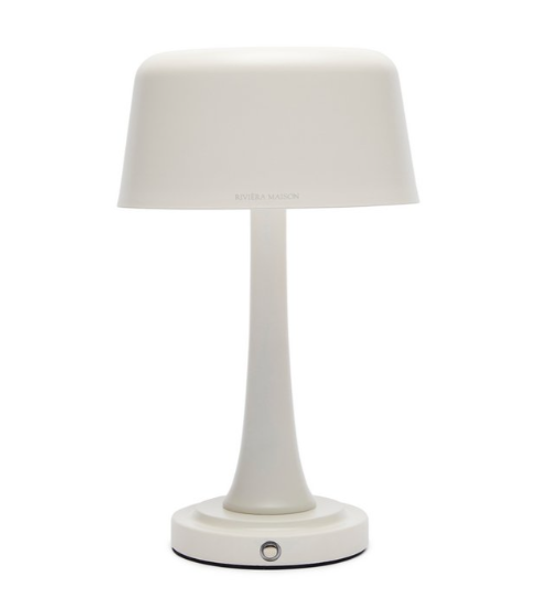 Lampe | Wiederaufladbare LED Tischleuchte Bellagio - weiß