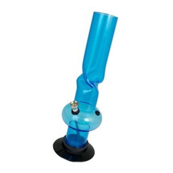 Acrylbong, Bubble Straight, Blau