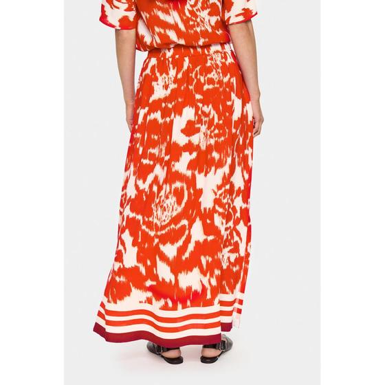 SAINT TROPEZ Blusen Rock KhloeSZ 30514028 - gemustert - orange-puder 