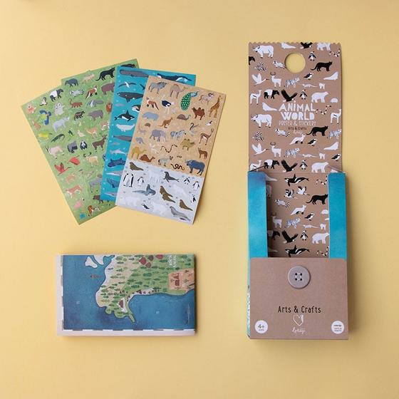 Londji Activity Animal World Poster & Sticker