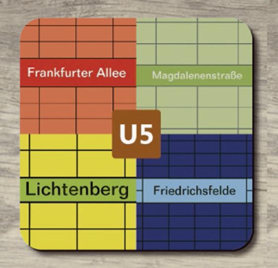 U-Bahnhöfe der U5: Frankfurter Allee, Magdalenenstrasse, Lichtenberg, Friedrichsfelde