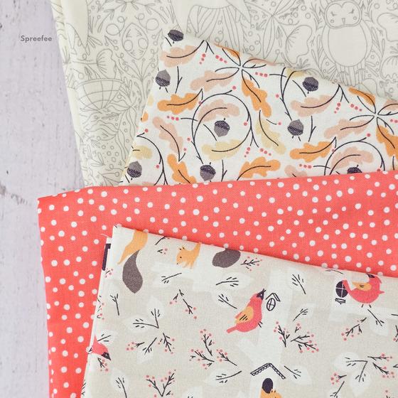 Fat Quarter Paket (4 FQ) - Woodland Wonder