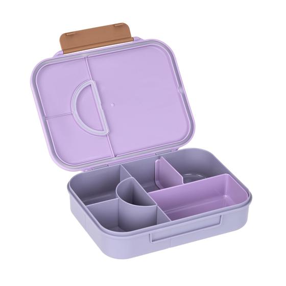 Lässig Kinder Brotdose - Bento Lunchbox Little Gang Herz Lila