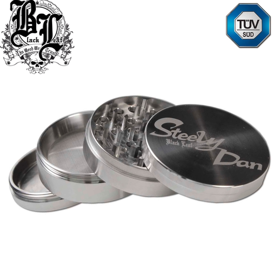 Grinder, Black Leaf®, Steely Dan, Edelstahl, Sieb, 38,5mm