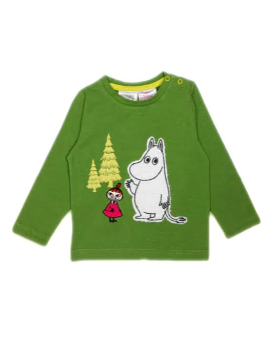 Langarmshirt "Moomin Explore", Biobaumwolle, grün