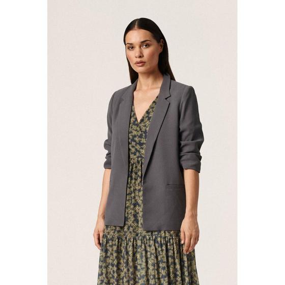 SOAKED IN LUXURY Blazer Shirley 30403608 magnet grau