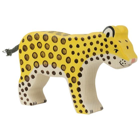 Holztiger Holztier Leopard