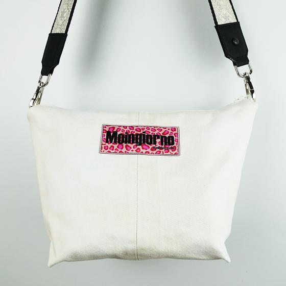 goldmarie Festival Tasche JEANS Recycelt - MOINGIORNO - Leo Label - denim weiß 