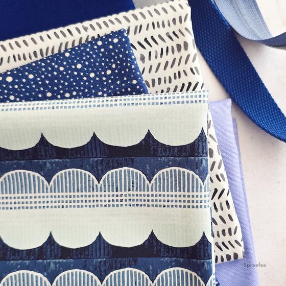 Grounded blaue Punkte Cotton & Steel Alex Roda