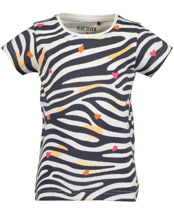 T-Shirt im Zebradesign, reine Baumwolle