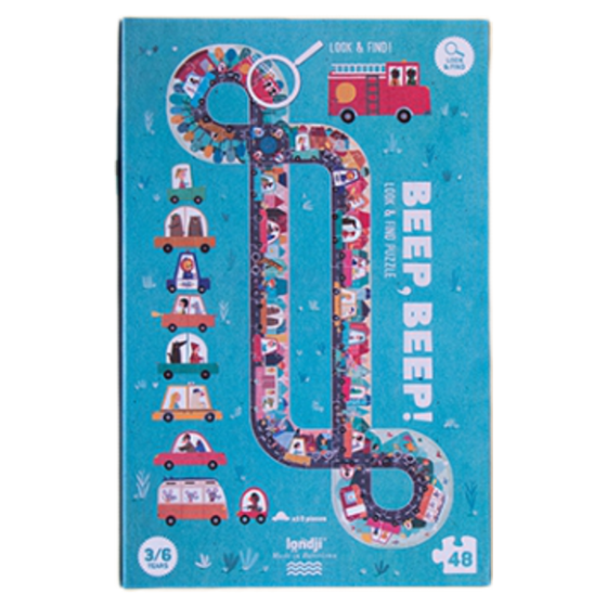 Londji Puzzle Beep, Beep 48 Teile