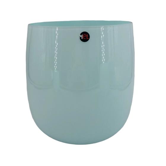 Mel Vase "Happy Spring" mittel, türkis