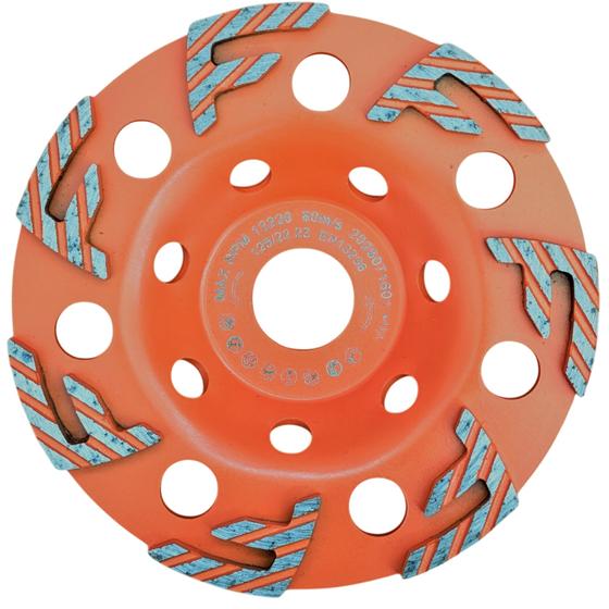 Universal Absaughaube für Winkelschleifer 125 mm <br> inkl. Schleifteller Typ Universal für Estrich / Beton