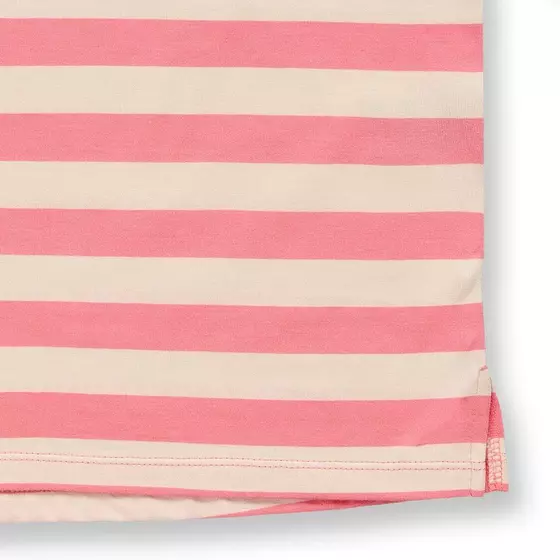 Sense Organics T-Shirt Sophie Pink Peach Stripes