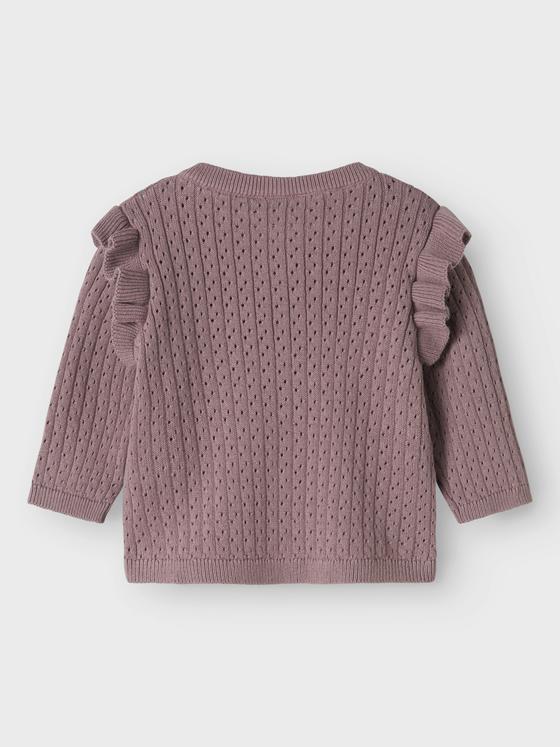 Name It Strickjacke Rüschen Toadstool