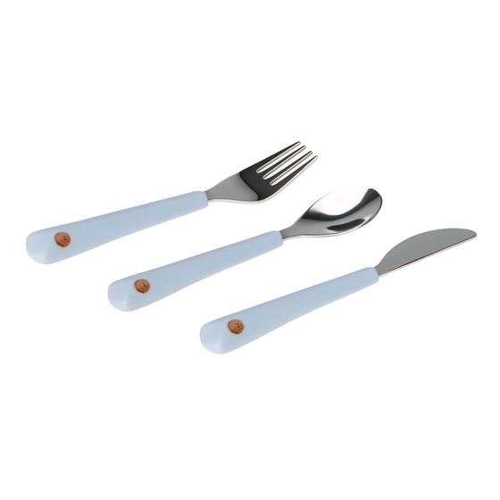 Lässig Kinderbesteck - Cutlery mit Silikongriff Happy Rascals Smile