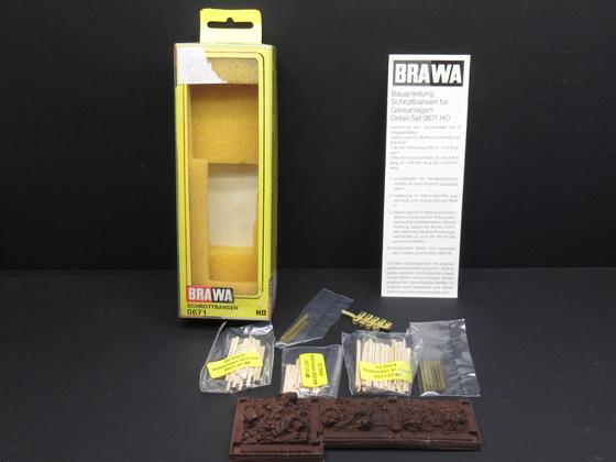 Brawa 0671 Schrott Bansen Bausatz für Gleisanlagen Spur H0 OVP