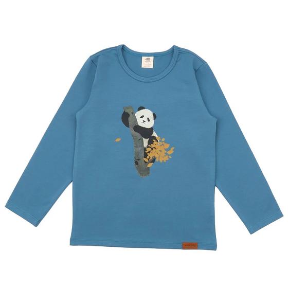 Langarmshirt "Panda", Biobaumwolle, GOTS-zertifiziert