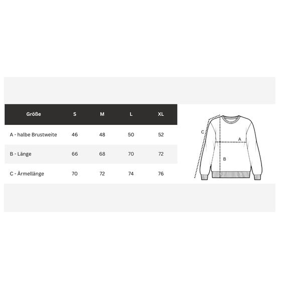 goldmarie Sweatshirt MOINGIORNO dunkelblau-kupfer mit Glanz 