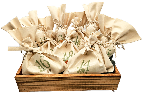 Adventskalender mit Räucherwerk