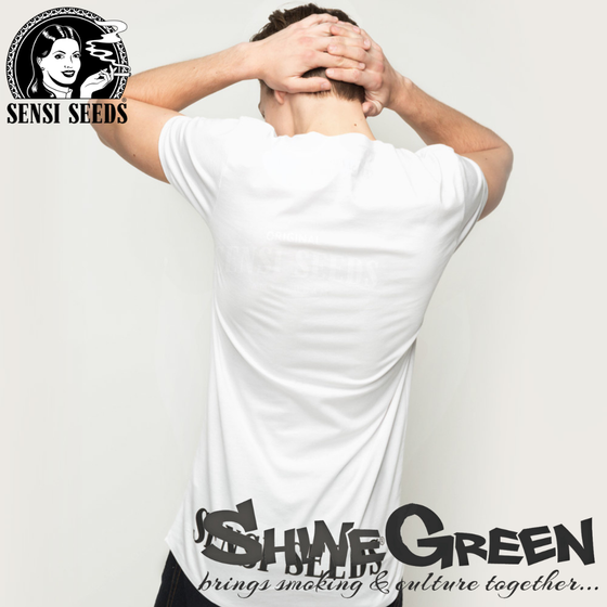 T-Shirt, Sensi Seeds®, Urban Long Tee, Weiß, Promo 1