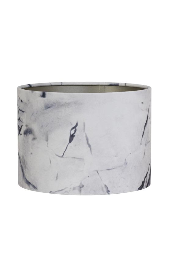 Lampenschirm | Zylinder MARBLE - grau
