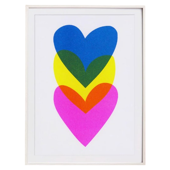 Risodruck Artprint Herzen