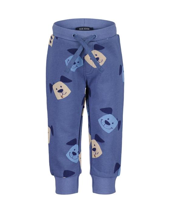 Sweathose "Hunde", angeraut, jeansblau