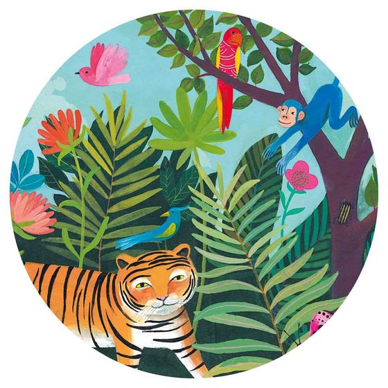 Djeco Puzzle Der Tiger geht spazieren 24 Teile