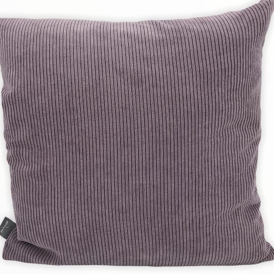 Pad Kissenhülle 40x40 CASUAL Cord mauve lavendel