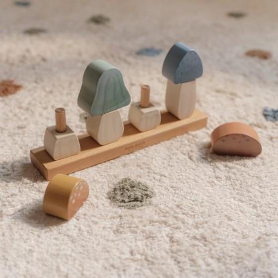 Little Dutch Steckpuzzle Stapelpilze Forest Friends