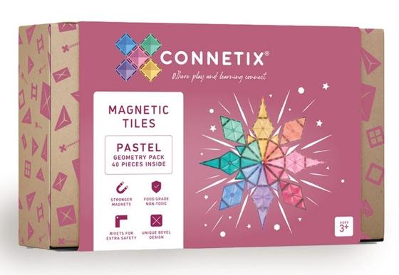Connetix Magnetbausteine Geometry Pack Pastel 40 Teile