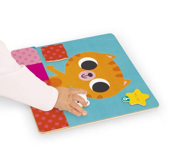 Janod Magnetisches Spiel Kleine Katze der Rituale