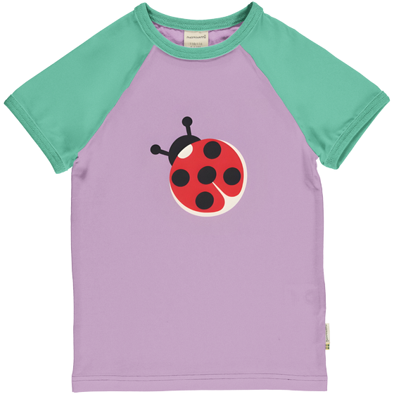 T-Shirt "Raglan Ladybug", Biobaumwolle, GOTS