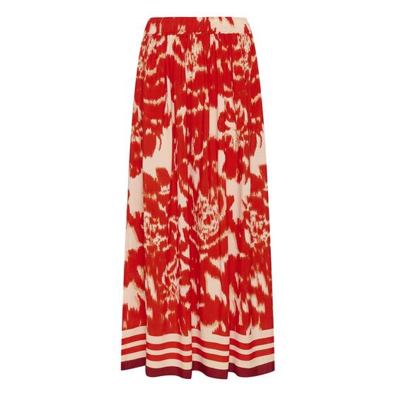 SAINT TROPEZ Blusen Rock KhloeSZ 30514028 - gemustert - orange-puder 