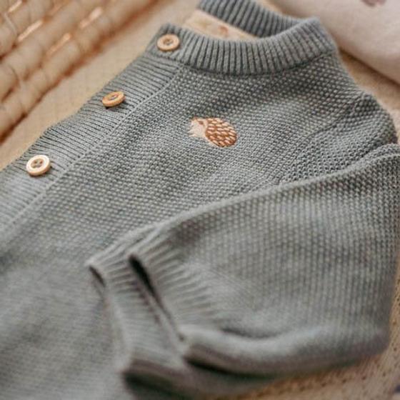Little Dutch Strickjacke Forest Friends Blau