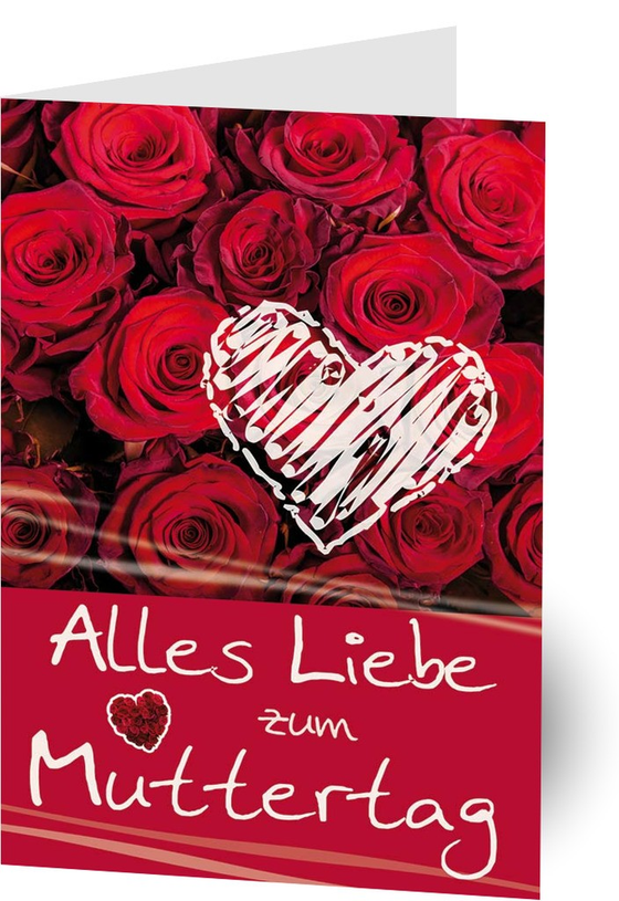 Klappkarte "Alles Liebe zum Muttertag"