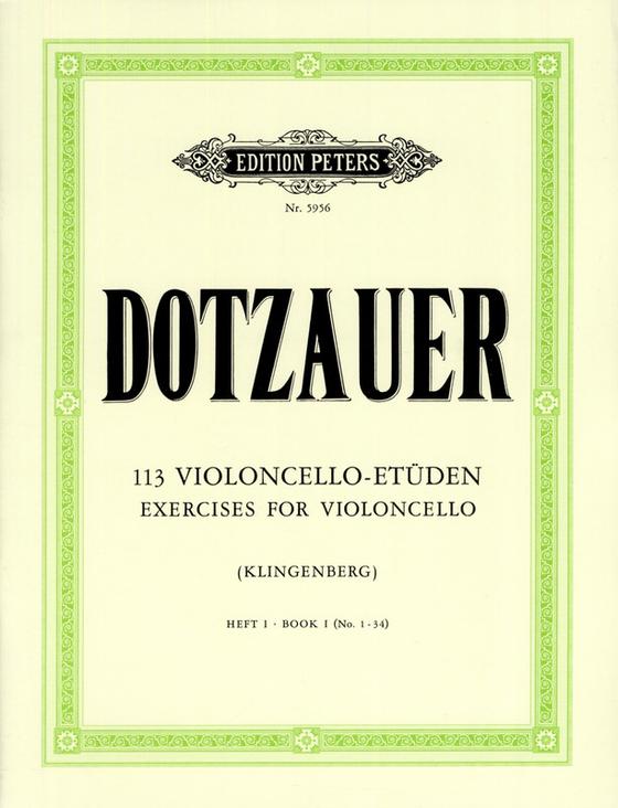 Dotzauer: 113 Etüden 1