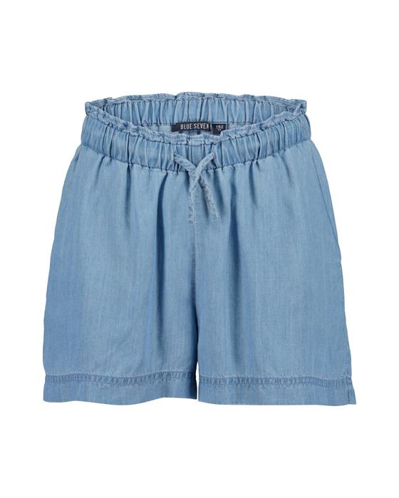 Shorts, 100% Tencel, blau