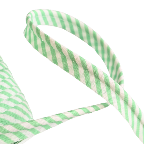 Streifen Paspelband grün