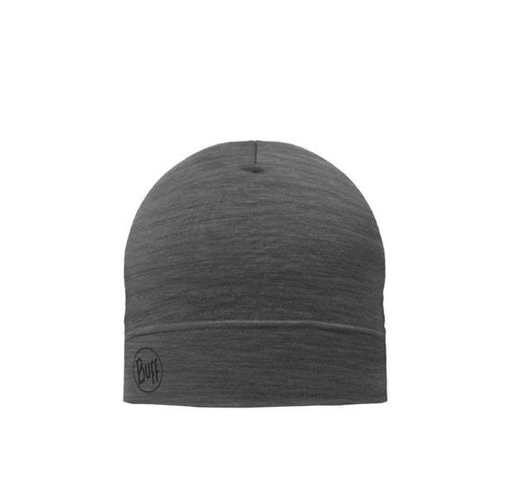 BUFF Merino Lightweight Beanie Solid – Grey – offizielles BUFF Produktbild