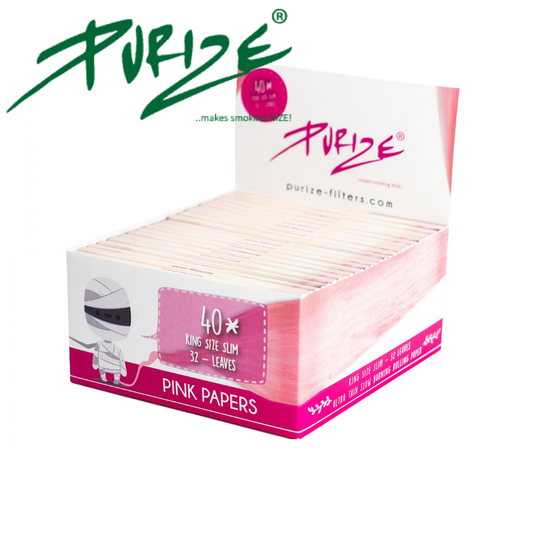 Papers, PURIZE®, King Size Slim, Pink