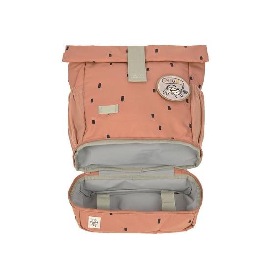 Lässig Kindergartenrucksack Rolltop - Happy Prints Karamell