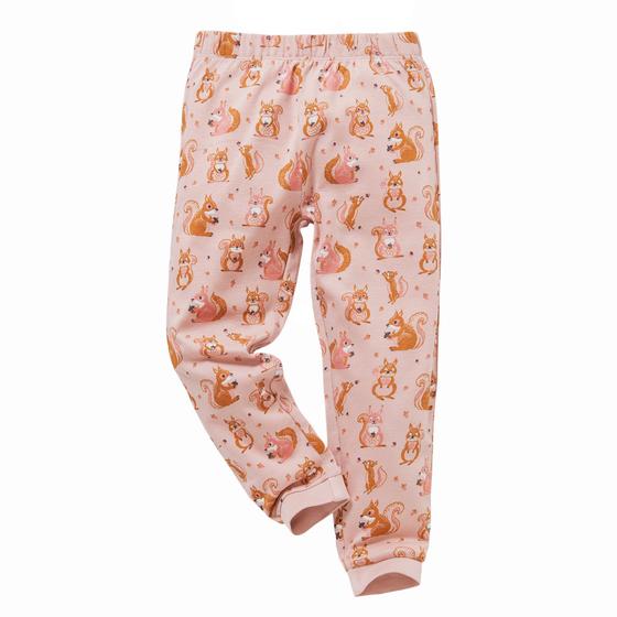 People wear Organic Pyjama Eichhörnchen Rosa 