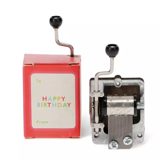 Rex London Spieluhr mit Handkurbel Happy Birthday