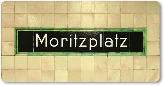 Moritzplatz U-Bahn Souvenir Magnet Kühlschrankmagnet Berlin von tom bäcker - U8 - Kreuzberg - 36 - Oranienstrasse - Oranienplatz - Mariannenplatz - SO36