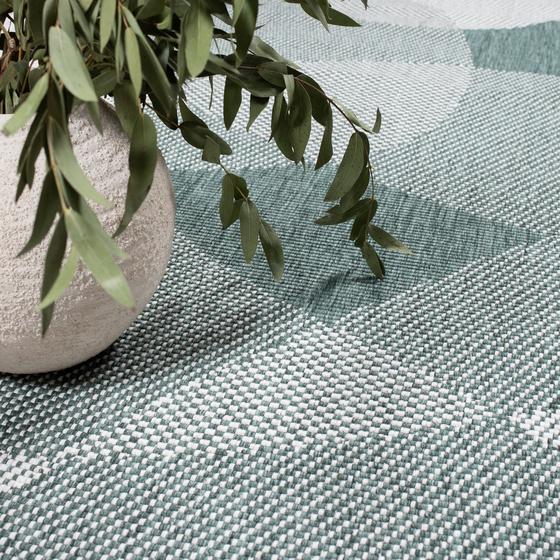 DUO Rug wendbarer Teppich grün